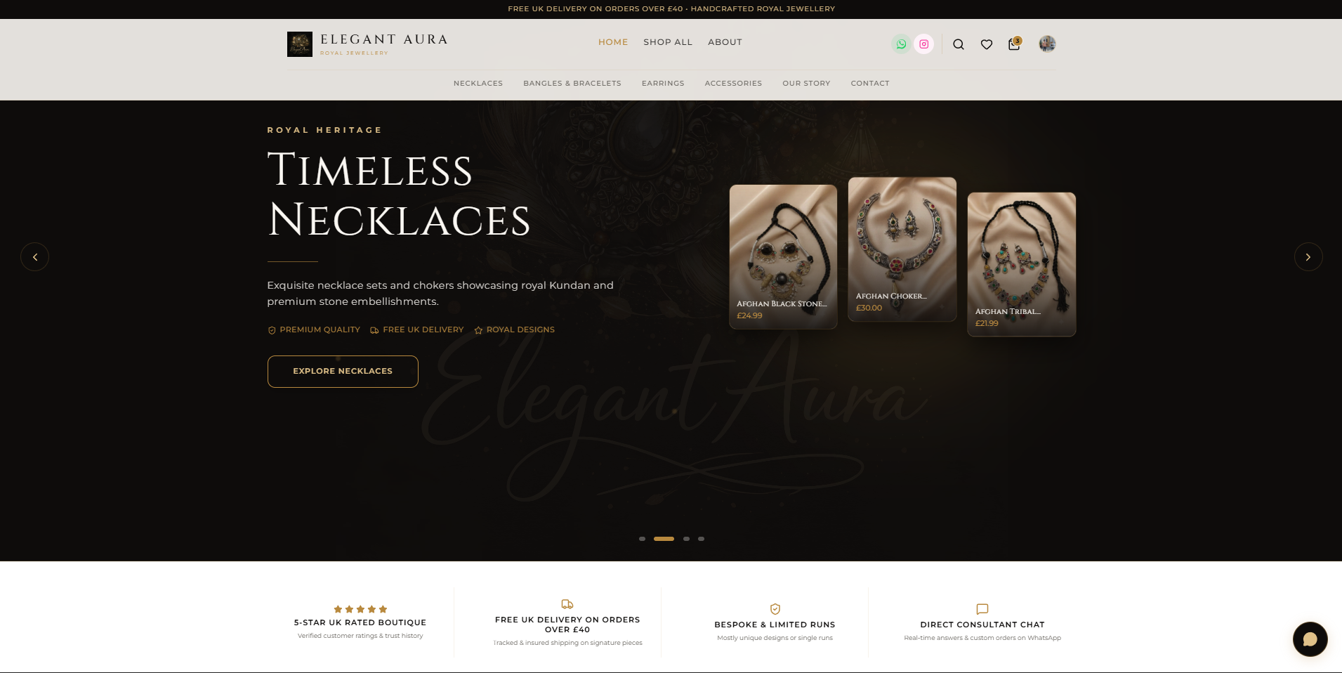 Elegant Aura Platform Designed & Built by Xpeartz